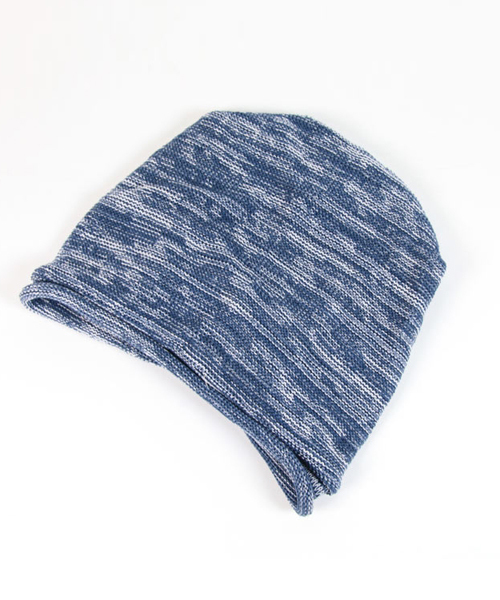 14+（イチヨンプラス）の「コットンニット帽（ニットキャップ/ビーニー・メンズ・ブラック×ホワイト/ベージュ系その他/ライトグレー/ブラック系その他/チャコールグレー/ダークグリーン/ブラウン系その他/ブラック/グレー系その他/グレー×ホワイト/ホワイト×レッド/オフホワイト/ブラック×グレー/ブラックミックス/ホワイト×ネイビー/ホワイト×ピンク・FREE）」の4枚目の写真