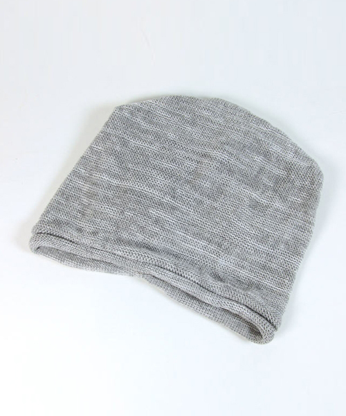 14+（イチヨンプラス）の「コットンニット帽（ニットキャップ/ビーニー・メンズ・ブラック×ホワイト/ベージュ系その他/ライトグレー/ブラック系その他/チャコールグレー/ダークグリーン/ブラウン系その他/ブラック/グレー系その他/グレー×ホワイト/ホワイト×レッド/オフホワイト/ブラック×グレー/ブラックミックス/ホワイト×ネイビー/ホワイト×ピンク・FREE）」の14枚目の写真