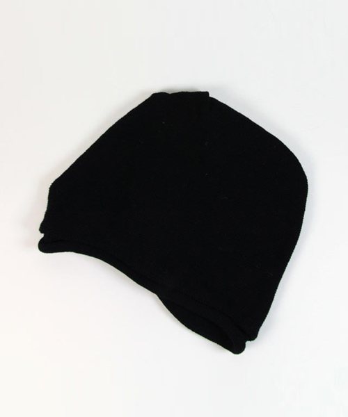 14+（イチヨンプラス）の「コットンニット帽（ニットキャップ/ビーニー・メンズ・ブラック×ホワイト/ベージュ系その他/ライトグレー/ブラック系その他/チャコールグレー/ダークグリーン/ブラウン系その他/ブラック/グレー系その他/グレー×ホワイト/ホワイト×レッド/オフホワイト/ブラック×グレー/ブラックミックス/ホワイト×ネイビー/ホワイト×ピンク・FREE）」の6枚目の写真