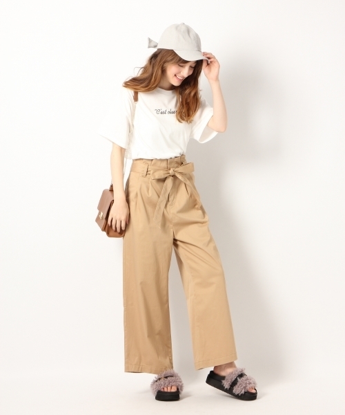 Heather(ヘザー)の「シシュウロゴレースT 764459(Tシャツ/カットソー・レディース・ブラック/アイボリー/ライトブルー・FREE)」の13枚目の写真