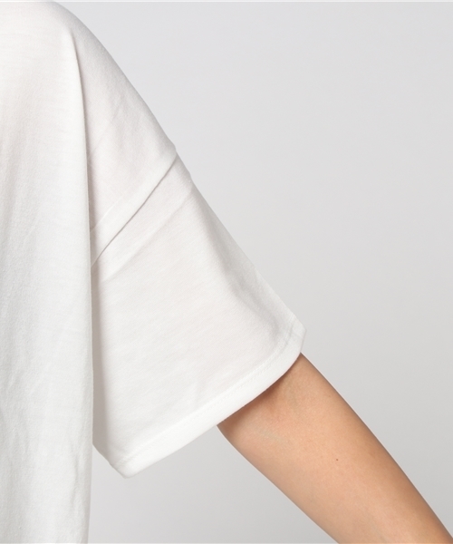 Heather(ヘザー)の「シシュウロゴレースT 764459(Tシャツ/カットソー・レディース・ブラック/アイボリー/ライトブルー・FREE)」の8枚目の写真