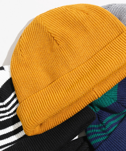 WEGO（ウィゴー）の「WEGO/ショートニットキャップ（ニットキャップ/ビーニー・レディース・グリーン系その他5/ブラック/杢グレー/ブラック系その他5/キャメル・FREE）」の5枚目の写真