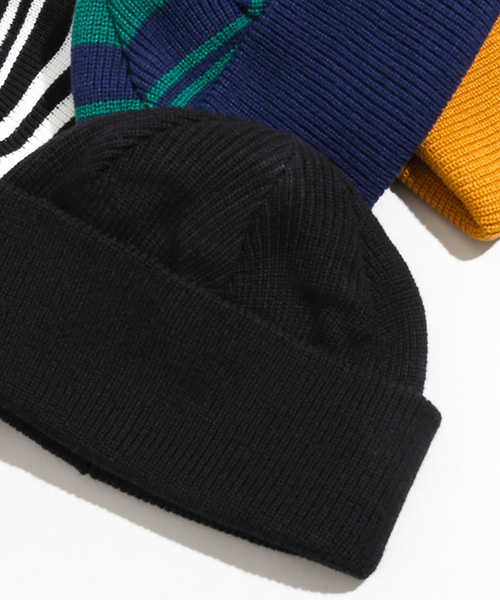WEGO（ウィゴー）の「WEGO/ショートニットキャップ（ニットキャップ/ビーニー・レディース・グリーン系その他5/ブラック/杢グレー/ブラック系その他5/キャメル・FREE）」の2枚目の写真