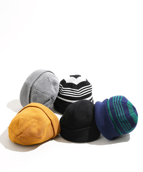 WEGO（ウィゴー）の「WEGO/ショートニットキャップ（ニットキャップ/ビーニー・レディース・グリーン系その他5/ブラック/杢グレー/ブラック系その他5/キャメル・FREE）」の7枚目の写真