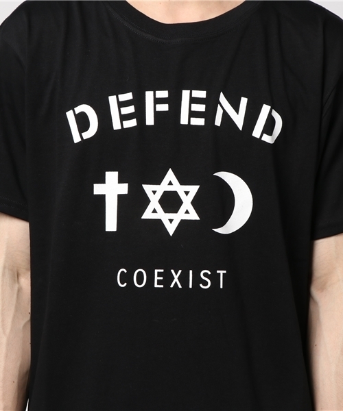 DEFEND PARIS(ディフェンド パリス)の「DEFEND PARIS(ディフェンド パリス)CO TEE LONG(Tシャツ/カットソー・メンズ・ブラック/ホワイト・SMALL/LARGE/MEDIUM)」の8枚目の写真