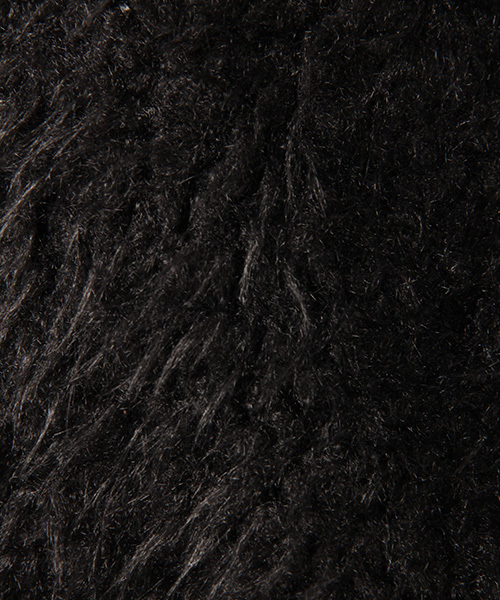 Honeys（ハニーズ）の「冬先まで着こなせるプードルボアジャケット（ノーカラージャケット・レディース・ブラック/アイボリー/ピンク/ベージュ・M/L）」の13枚目の写真