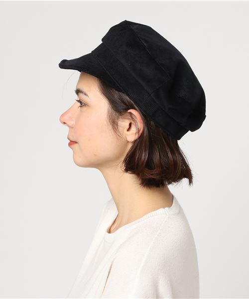 TODAYFUL(トゥデイフル)の「コーデゥロイキャスケット(キャスケット・レディース・ブラック/ダークブラウン・FREE)」の3枚目の写真