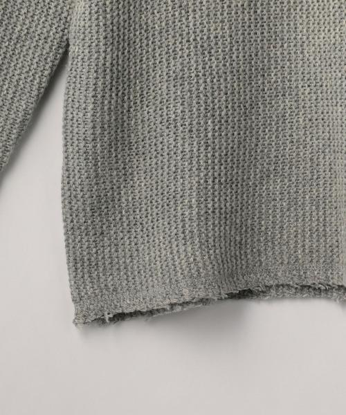 coen(コーエン)の「ラッセルクルーネックニット(ニット/セーター・メンズ・ネイビー/グレー・MEDIUM/LARGE/SMALL)」の7枚目の写真