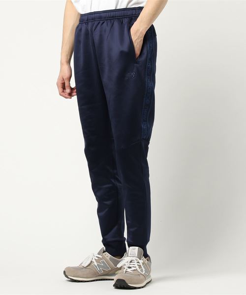 NEW BALANCE（ニューバランス）の「ニューバランス トラックパンツ ジャージパンツ JMPP8124（その他パンツ・メンズ・ライトグレー/ブラック×ホワイト/ネイビー・L/LL）」の3枚目の写真