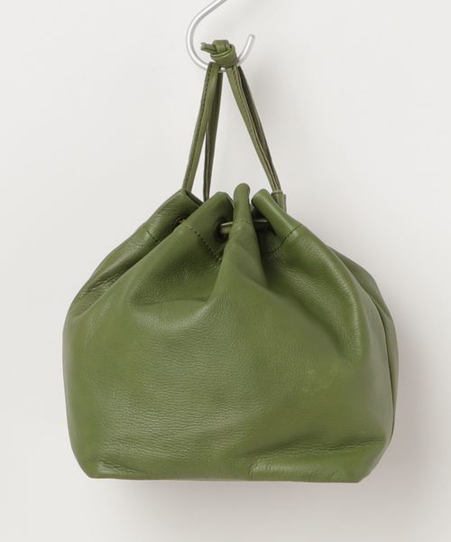 Creed（クリード）の「GARMENT<ガーメント>/レザー巾着（クラッチ