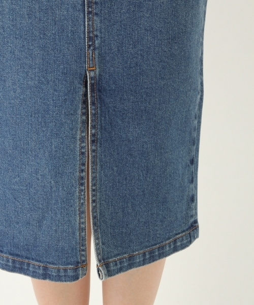 A part by（アパートバイ）の「デニムスリットタイトスカート 786915（デニムスカート・レディース・ネイビー/ブルー・MEDIUM/LARGE）」の9枚目の写真