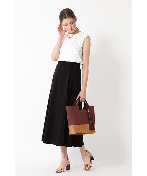 JILL STUART（ジルスチュアート）の「リンダマキシスカート（スカート・レディース・ブラック・2/4）」の8枚目の写真