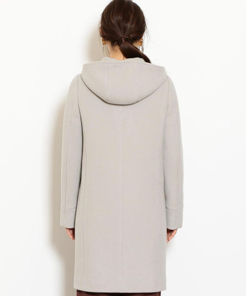 green label relaxing（グリーンレーベルリラクシング）の「◆KFC W 2WAY ノーカラー フード コート LONG ◆（その他アウター・レディース・ネイビー/ライトグレー/ナチュラル/ダークグレー・34/36/44/42/46/38/40）」の5枚目の写真