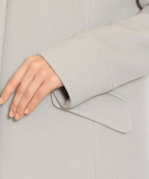 green label relaxing（グリーンレーベルリラクシング）の「◆KFC W 2WAY ノーカラー フード コート LONG ◆（その他アウター・レディース・ネイビー/ライトグレー/ナチュラル/ダークグレー・34/36/44/42/46/38/40）」の10枚目の写真