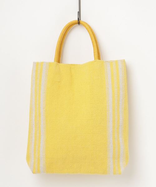 RIVE DROITE（リヴドロワ）の「【ANANS（アナンズ）】ストライプ柄トート（ハンドバッグ・レディース・イエロー/ブラック・FREE）」の3枚目の写真