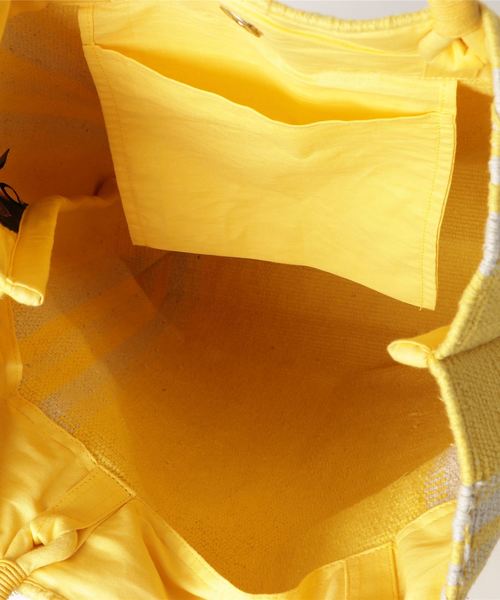 RIVE DROITE（リヴドロワ）の「【ANANS（アナンズ）】ストライプ柄トート（ハンドバッグ・レディース・イエロー/ブラック・FREE）」の5枚目の写真