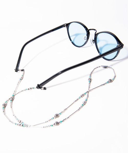 NUMBER (N)INE（ナンバーナイン）の「【NUMBER (N)INE】グラスホルダー&ネックレス（ネックレス・メンズ・ブラック/サックスブルー・FREE）」の2枚目の写真