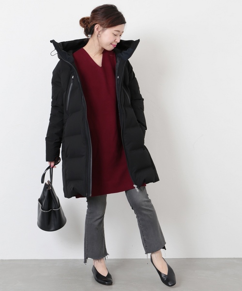 DESCENTE ALLTERRAIN（デサント　オルテライン）の「【DESCENTE ALLTERRAIN/デサント オルテライン】JS別注ダウンジャケット◆（ダウンジャケット/コート・レディース・ホワイト/ブラック・S/M）」の3枚目の写真