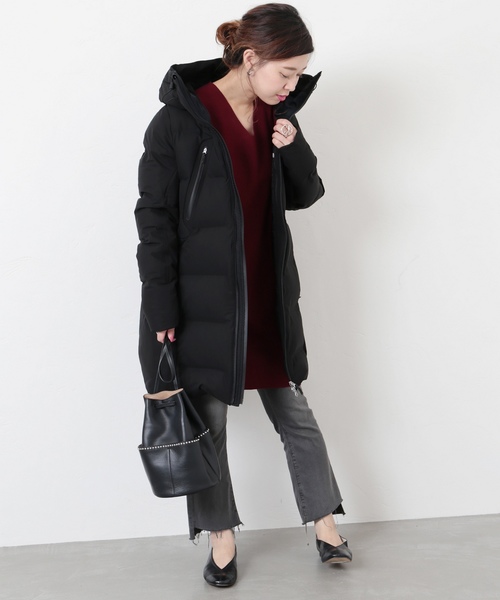 DESCENTE ALLTERRAIN（デサント　オルテライン）の「【DESCENTE ALLTERRAIN/デサント オルテライン】JS別注ダウンジャケット◆（ダウンジャケット/コート・レディース・ホワイト/ブラック・S/M）」の5枚目の写真