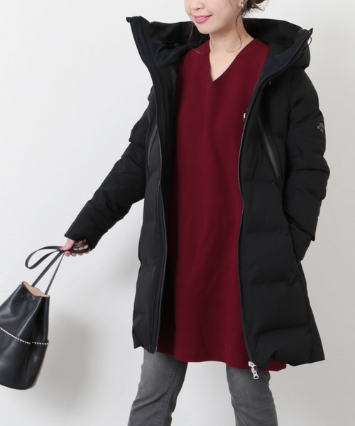 DESCENTE ALLTERRAIN（デサント　オルテライン）の「【DESCENTE ALLTERRAIN/デサント オルテライン】JS別注ダウンジャケット◆（ダウンジャケット/コート・レディース・ホワイト/ブラック・S/M）」の6枚目の写真
