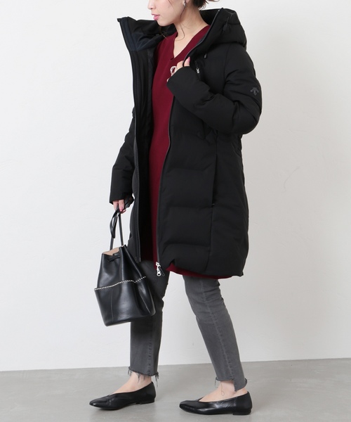 DESCENTE ALLTERRAIN（デサント　オルテライン）の「【DESCENTE ALLTERRAIN/デサント オルテライン】JS別注ダウンジャケット◆（ダウンジャケット/コート・レディース・ホワイト/ブラック・S/M）」の8枚目の写真