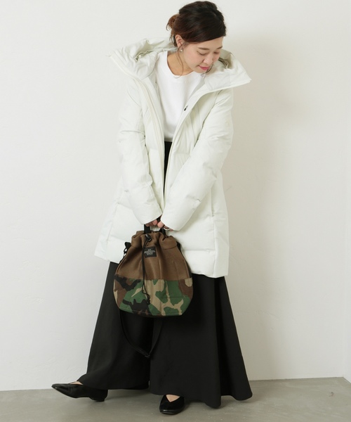 DESCENTE ALLTERRAIN（デサント　オルテライン）の「【DESCENTE ALLTERRAIN/デサント オルテライン】JS別注ダウンジャケット◆（ダウンジャケット/コート・レディース・ホワイト/ブラック・S/M）」の10枚目の写真