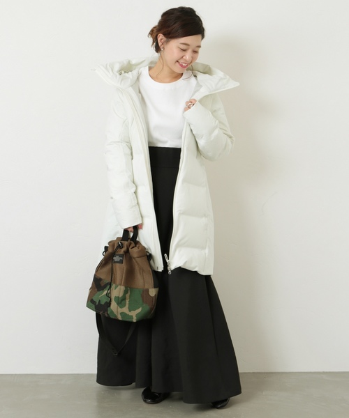 DESCENTE ALLTERRAIN（デサント　オルテライン）の「【DESCENTE ALLTERRAIN/デサント オルテライン】JS別注ダウンジャケット◆（ダウンジャケット/コート・レディース・ホワイト/ブラック・S/M）」の12枚目の写真