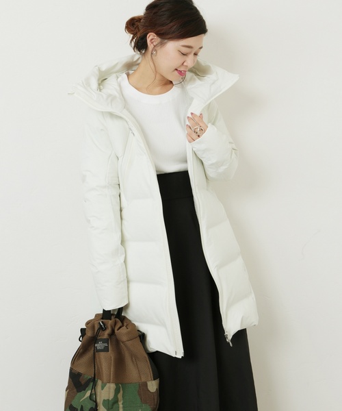 DESCENTE ALLTERRAIN（デサント　オルテライン）の「【DESCENTE ALLTERRAIN/デサント オルテライン】JS別注ダウンジャケット◆（ダウンジャケット/コート・レディース・ホワイト/ブラック・S/M）」の15枚目の写真