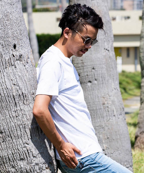 AKM Contemporary(エイケイエムコンテンポラリー)の「AKM Contemporary(エイケイエムコンテンポラリー)フロントプリント 半袖Tシャツ(Tシャツ/カットソー・メンズ・ホワイト/ライトグレー/ブラック/オレンジ・SMALL/MEDIUM/LARGE/X-LARGE)」の5枚目の写真