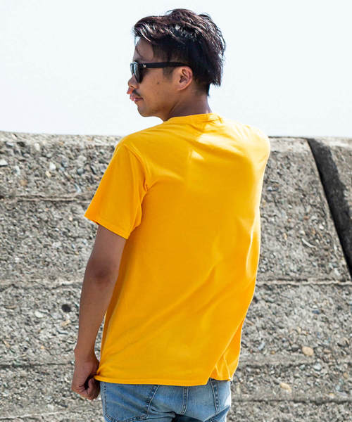 AKM Contemporary(エイケイエムコンテンポラリー)の「AKM Contemporary(エイケイエムコンテンポラリー)フロントプリント 半袖Tシャツ(Tシャツ/カットソー・メンズ・ホワイト/ライトグレー/ブラック/オレンジ・SMALL/MEDIUM/LARGE/X-LARGE)」の6枚目の写真