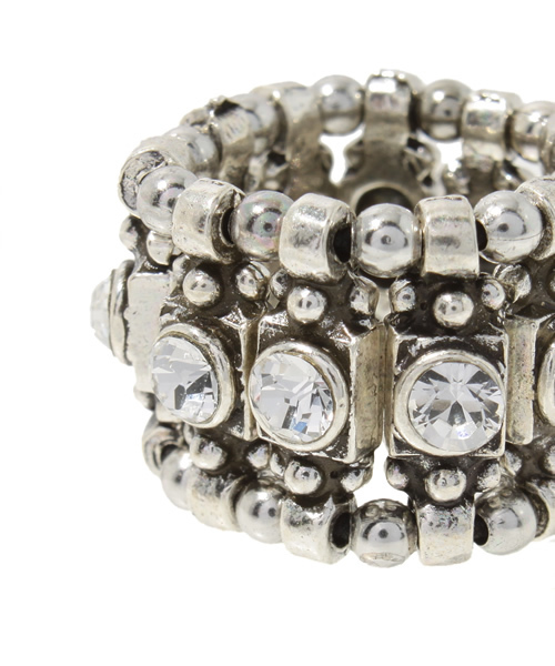 Demi-Luxe BEAMS（デミルクス ビームス）の「□PHILIPPE AUDIBERT / 1スワロフスキー シルバーリング（リング・レディース・シルバー・ONE SIZE）」の4枚目の写真