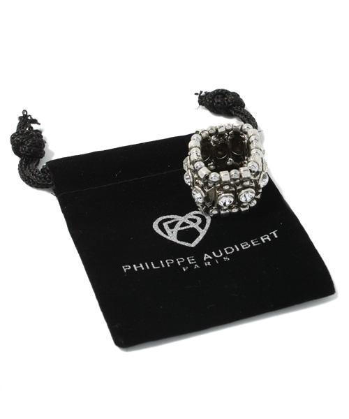 Demi-Luxe BEAMS（デミルクス ビームス）の「□PHILIPPE AUDIBERT / 1スワロフスキー シルバーリング（リング・レディース・シルバー・ONE SIZE）」の5枚目の写真