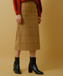 Banner Barrett | T/R CHECK SKIRT   /チェックタイトスカート(スカート)