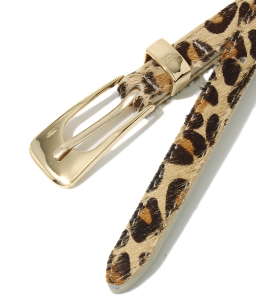 mystic（ミスティック）の「ホースレザーベルト（ベルト・レディース・ブラック/アイボリー/その他22・ﾌﾘ-）」の6枚目の写真