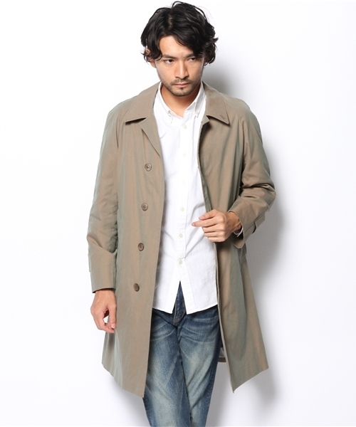 BEAUTY&YOUTH UNITED ARROWS(ビューティーアンドユースユナイテッドアローズ)の「BY TRADITIONAL 2WAY ステンカラーコート◆§(ステンカラーコート・メンズ・オリーブ・38/36/40)」の5枚目の写真