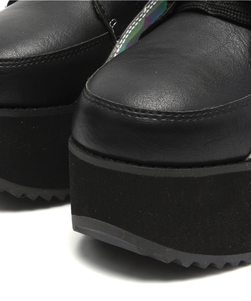 WEGO（ウィゴー）の「WEGO/厚底スニーカー（スニーカー・レディース・ブラック/ブラック系その他・24.5/23.5）」の9枚目の写真