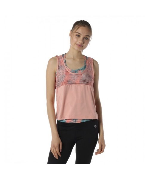 ROXY(ロキシー)の「OVERLAID TANK/ロキシー フィットネス ジム ランニング タンクトップ(タンクトップ・レディース・ホワイト/ブラック/オレンジ・SMALL/MEDIUM/LARGE)」の3枚目の写真