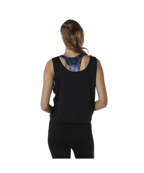 ROXY(ロキシー)の「OVERLAID TANK/ロキシー フィットネス ジム ランニング タンクトップ(タンクトップ・レディース・ホワイト/ブラック/オレンジ・SMALL/MEDIUM/LARGE)」の8枚目の写真