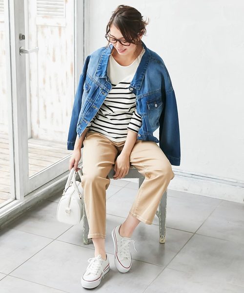 KOBE LETTUCE（コウベレタス）の「ローカット厚底キャンバススニーカー（スニーカー・レディース・ブラック/グレー/アイボリー/ベージュ/カーキ/ワインレッド/パイソン・LL/S/M/L）」の16枚目の写真