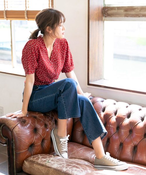 KOBE LETTUCE（コウベレタス）の「ローカット厚底キャンバススニーカー（スニーカー・レディース・ブラック/グレー/アイボリー/ベージュ/カーキ/ワインレッド/パイソン・LL/S/M/L）」の22枚目の写真