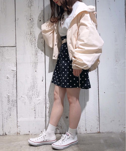 one after another NICE CLAUP(ワンアフターアナザーナイスクラップ)の「柄アソート台形スカート(スカート・レディース・ブルー系その他/ストライプ/ドット/チェック/ホワイト系その他・FREE)」の19枚目の写真