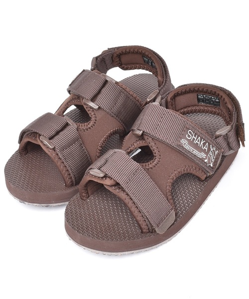SHAKA（シャカ）の「2020年モデル【SHAKA / シャカ】CHILLOUT JUNIOR（サンダル・キッズ・ブラック/グレー/ダークブラウン/ネイビー/レオパード/ライトベージュ・1/2/3/4）」の4枚目の写真
