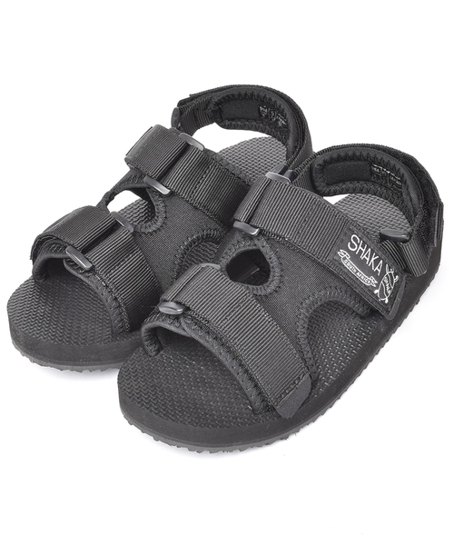 SHAKA（シャカ）の「2020年モデル【SHAKA / シャカ】CHILLOUT JUNIOR（サンダル・キッズ・ブラック/グレー/ダークブラウン/ネイビー/レオパード/ライトベージュ・1/2/3/4）」の2枚目の写真
