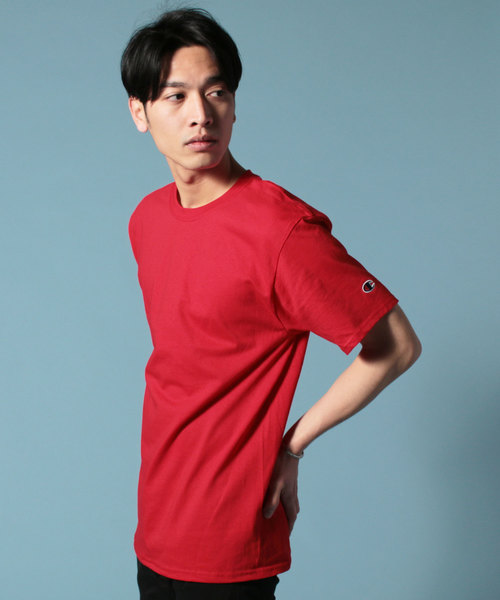 Champion(チャンピオン)の「Champion チャンピオン 無地 ベーシック クルーネック 半袖Tシャツ(Tシャツ/カットソー・メンズ・ホワイト/ダークグリーン/レッド/ロイヤルブルー/ブラック/ネイビー/ゴールド/チャコール/グレー/マルーン・M/XL/L)」の8枚目の写真