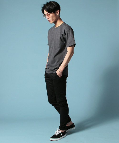 Champion(チャンピオン)の「Champion チャンピオン 無地 ベーシック クルーネック 半袖Tシャツ(Tシャツ/カットソー・メンズ・ホワイト/ダークグリーン/レッド/ロイヤルブルー/ブラック/ネイビー/ゴールド/チャコール/グレー/マルーン・M/XL/L)」の11枚目の写真