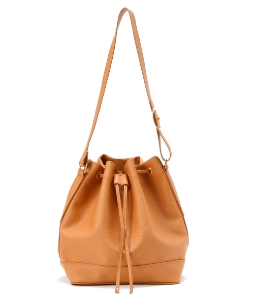 BEAUTY&YOUTH UNITED ARROWS（ビューティーアンドユースユナイテッドアローズ）の「BYSF ドローストショルダーバッグ ◆（ショルダーバッグ・レディース・ベージュ/ネイビー・フリー）」の2枚目の写真