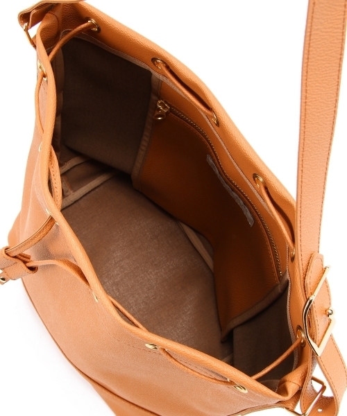 BEAUTY&YOUTH UNITED ARROWS（ビューティーアンドユースユナイテッドアローズ）の「BYSF ドローストショルダーバッグ ◆（ショルダーバッグ・レディース・ベージュ/ネイビー・フリー）」の7枚目の写真