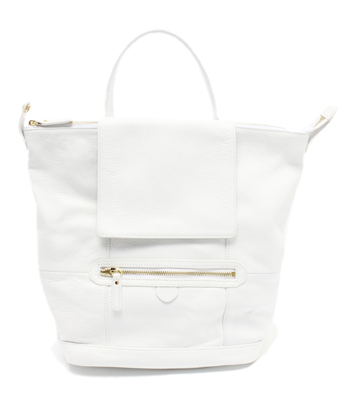 And A（アンドエー）の「2WAYレザーリュック（バックパック/リュック・レディース・ホワイト/ブラック/ブルー・FREE）」の2枚目の写真