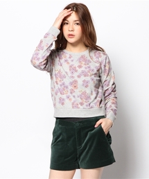 natural couture | フラワープリントプルオーバー(Tシャツ/カットソー)
