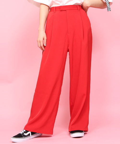 WC（ダブル シー）の「WC/カラーワイドパンツ（その他パンツ）」 - WEAR